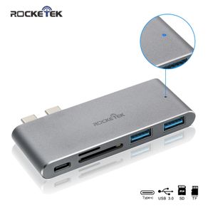 Rocketek Mini Doc Combo USB 3.0 Hub & SD/TF Card Reader Aluminum Alloy (Brand New/Warranty)