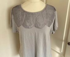 Betty Jackson grey viscose top size 18