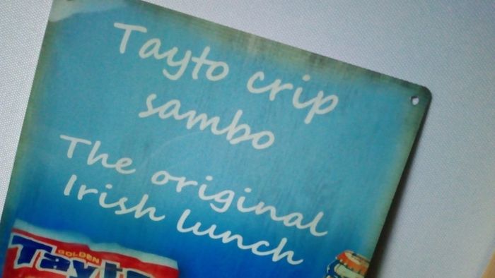 Tayto crisps tin signs Tayto retro tin metal sign