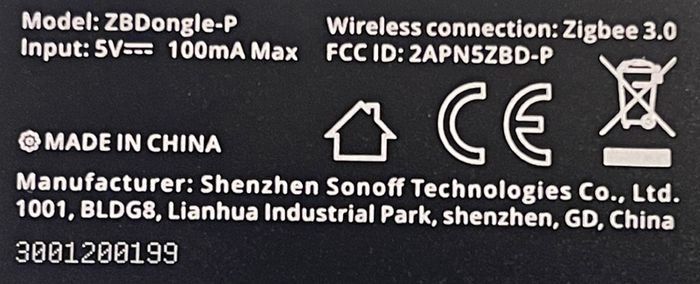 SONOFF Zigbee 3.0 USB Dongle Plus for Home Automation