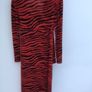 Black/Red Animal Ribkoff Dress (12) as new. Image 5