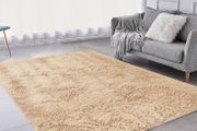 NEW SALE | Rugs Living Room - Modern Beige Area Rug for Bedroom Non Slip - Super Soft Fluffy Shaggy Thick Pile Small Rug Non-Shedding - Easy to clean, 50cm x 80cm