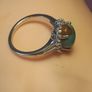 Sierra Nevada Oval Turquoise Halo Cluster Ring Bargain Price Image 5