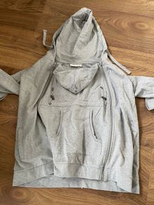 Baby wearing cardigan