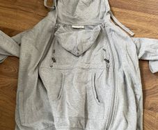 Baby wearing cardigan