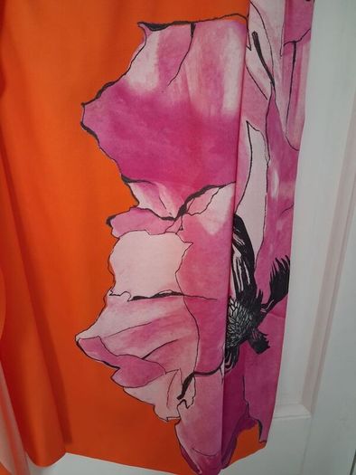 Ted Baker Bethhie Skirt - Orange - Size 3 UK 12 - BNWT RRP 155