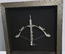 Exquisite Miracle Arrow wall decor in shadow box