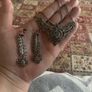 marcasite silver necklace and earrings Image 4