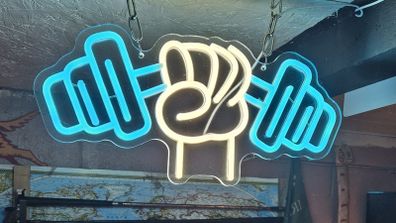 Gym neon light