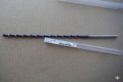 Long series drill bit, diameter 7 mm, counter 290 mm, working 200 mm. Cobalt brittle steel. Prepared by Nachi-Fujikoshi Corp. in Japan. New.