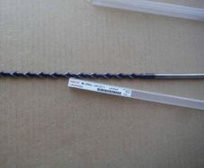 Long series drill bit, diameter 7 mm, counter 290 mm, working 200 mm. Cobalt brittle steel. Prepared by Nachi-Fujikoshi Corp. in Japan. New.