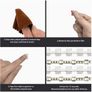 50pcs transparent cable clips for home decoration, car, office Image 6