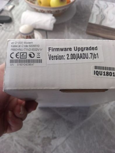 ( 2 ) EIR modems zyxel D 1000 model firmware upgraded version  2.00 ( AADU.7 ) b1