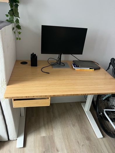 stand up desk Jarvis Bamboo Standing Desk
