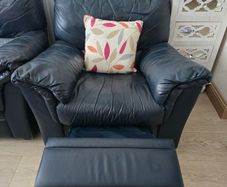 leather Navy suite