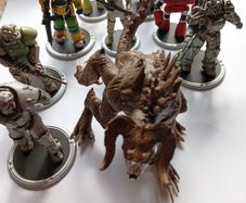 fallout figures complete set including deathclaw BAF