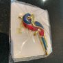 Large red parrot brooch (new, multiple) Image 3