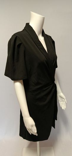 Black mini dress