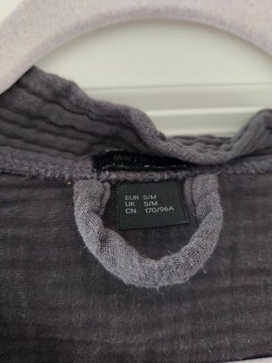 H&M muslin dressing gown s/m
