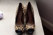Aldo leopard print heels size 4