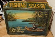 Large Fishing Season Sign