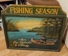 Large Fishing Season Sign