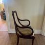 Antique Edwardian Inlaid Mahogany Chair Image 4