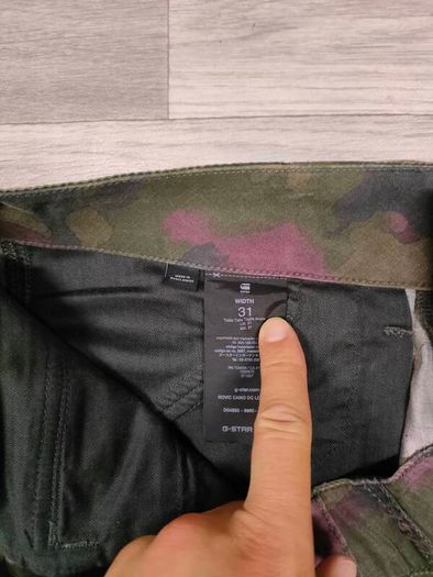 G-Star Raw Camo Cargo Shorts Mens Medium W33