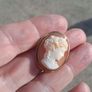 Vintage 14k Gold Cameo Brooch(5 grams) Image 7