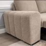 New Beige Mellisa Corner Chaise Sofa Bed Image 4