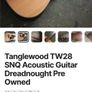 Tanglewood TW28 SNQ Acoustic Guitar Image 10