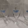 3 x old vintage harp glasses,hard to come by, collectors items ,good condition  ,see pictures for condition ,,buyer collects,,harp symbol faded in one or two glasses ,,, nice in any home bar deco,, Image 9