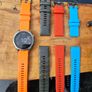 Garmin Fenix 7s silver and graphite band Image 2