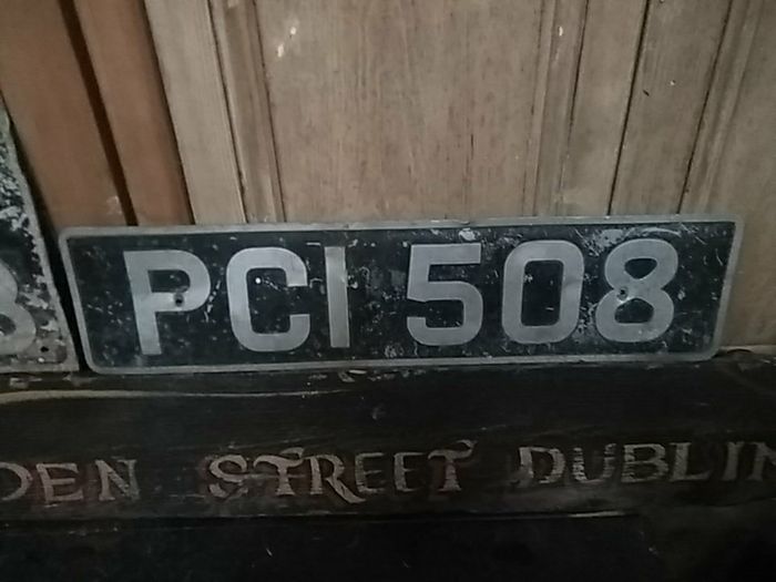 Vintage Car Number Plates