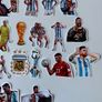 Brand new World Cup Argentina AFA Messi stickers Image 3