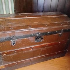 Old wooden chest