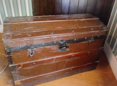 Old wooden chest