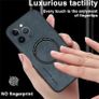 iPhone 12 Pro Max Case MagSafe Luxury Leather Shockproof Magnetic Wireless Charging Cover Green Image 6