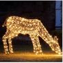 Affordable 2 in 1Large Rattan Stag And Doe Reindeer Indoor & Outdoor For Christmas Light Figure Image 3