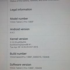 Lenovo tablet yoga 2 pro 1380 with projector