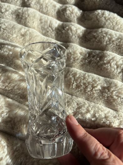 Vintage Tyrone Irish Crystal Bud Vase (With Original Box & Care Guide)