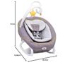 Graco All Ways Soother 2-in-1 Baby Swing and Portable Rocker (Birth to 6 Months Approx, 0-9kgwith Vibration and Adjustable Swing Speed, Stargazer Image 3