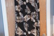 Shein  Palazzo Black  Printed Trousers.   S.4XL  - 18-20. NEW.
