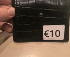 Leather card holder