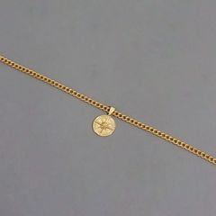 Gold Compass chain | men's