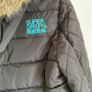 Black superdry coat, rarely worn, small fit Image 4