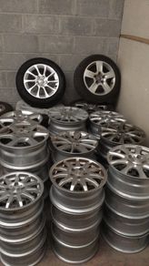 Alloys+partworn and brand new tyres