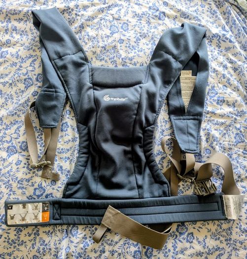 Ergobaby Embrace Newborn Carrier Soft Knit - Soft navy