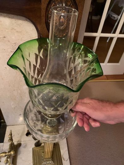 Antique oil lamp