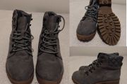 New Look 915 Grey Suedette Ankle Boots, New